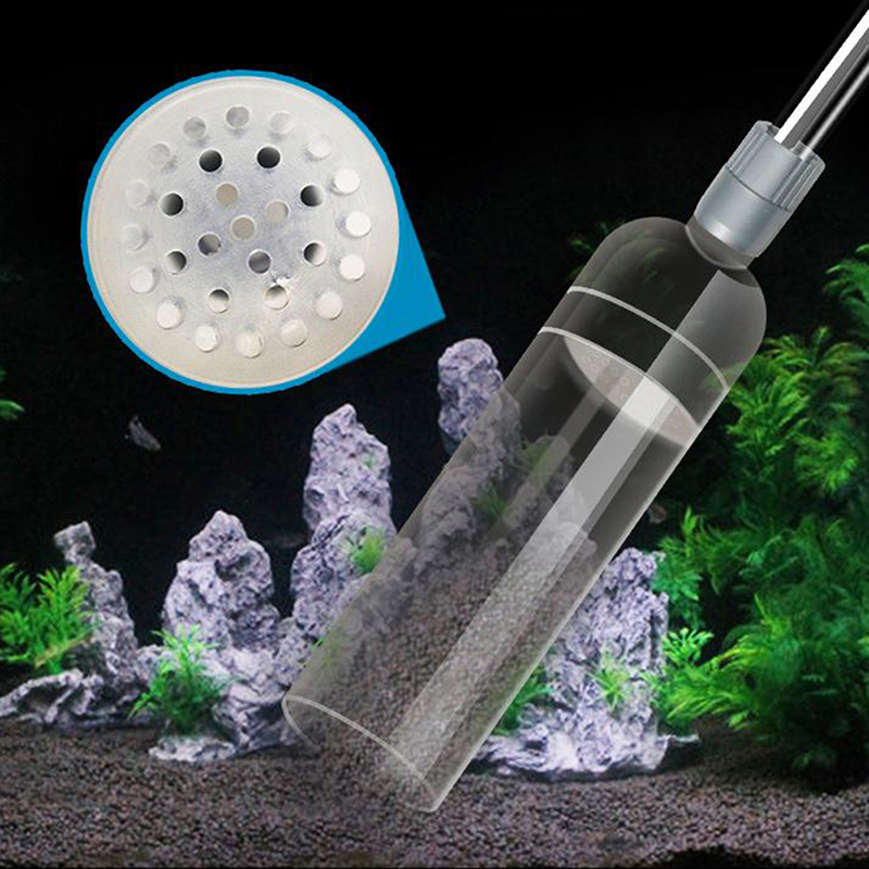 Aquarium Fish Diseases - 1 PC กึ่งอัตโนมัติ Aquarium ทําความสะอาดสูญญากาศเปลี่ยนน้ําเปลี่ยนกรวด Aquarium