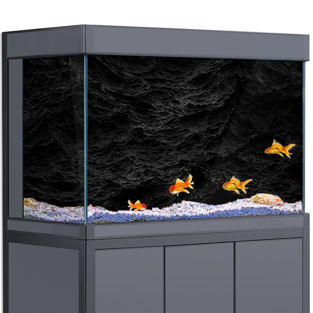 Aquarium Fish Lego - Aquarium สติ๊กเกอร์ติดผนังตกแต่งสำหรับถังปลา,สีดำอิฐหินผนัง HD 3D โปสเตอร์กันน้ำกันน้ำ