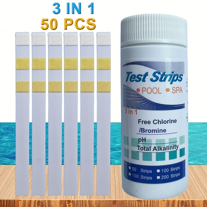 Aquarium Fish Bowl - คลอรีน PH Test Strips สปาสระว่ายน้ํา Aquarium
