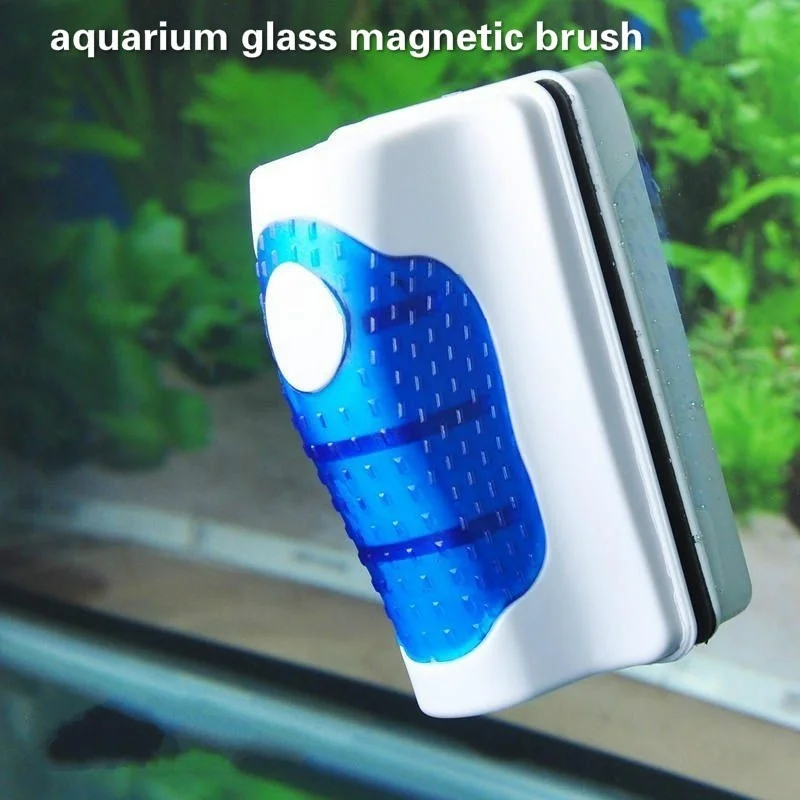 Aquarium Fish Maintenance - ตู้ปลาเครื่องขูดกระจกทําความสะอาดลอย Aquarium Cleaner Super Magnetic แปรงทําความสะอาดเครื่องมือทําความสะอาดตู้ปลา