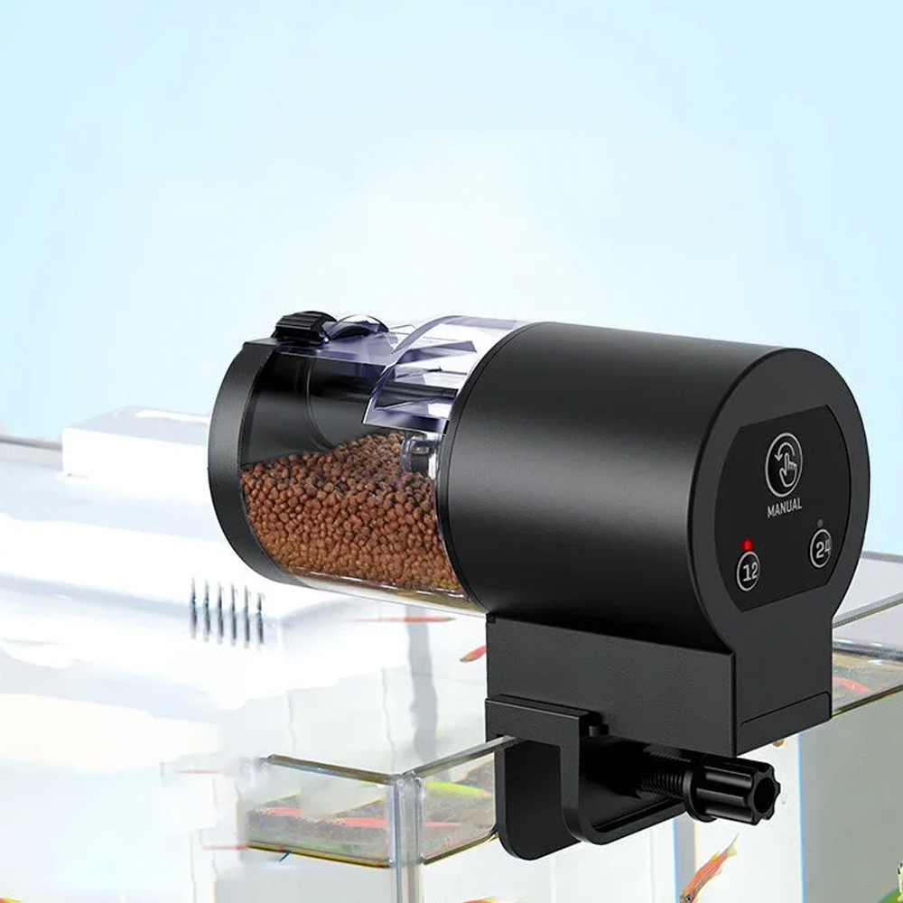 Aquarium Fish Feeder Automatic - อัตโนมัติสมาร์ทปลา Feeder ถังปลาดิจิตอล Aquarium ไฟฟ้าพลาสติก Timer