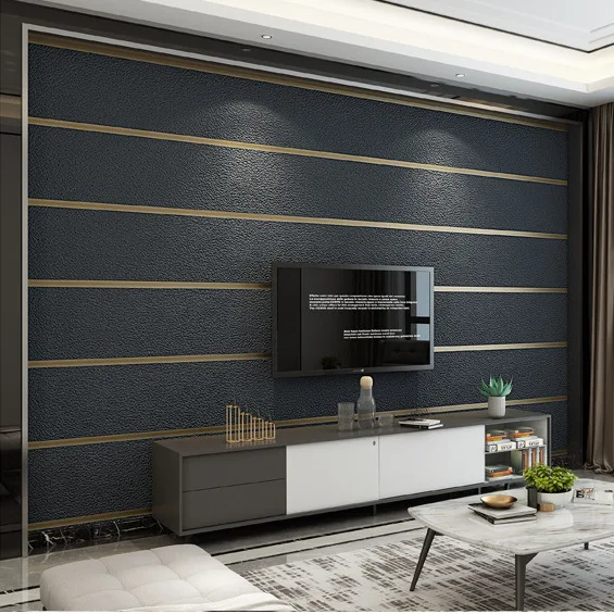Background Film 3D - ใหม่โมเดิร์นและเรียบง่ายหนังกวางกองวอลล์เปเปอร์ห้องนั่งเล่น 3D ฟิล์มแนวนอนแนวตั้งลายห้องนอนทีวีพื้นหลัง