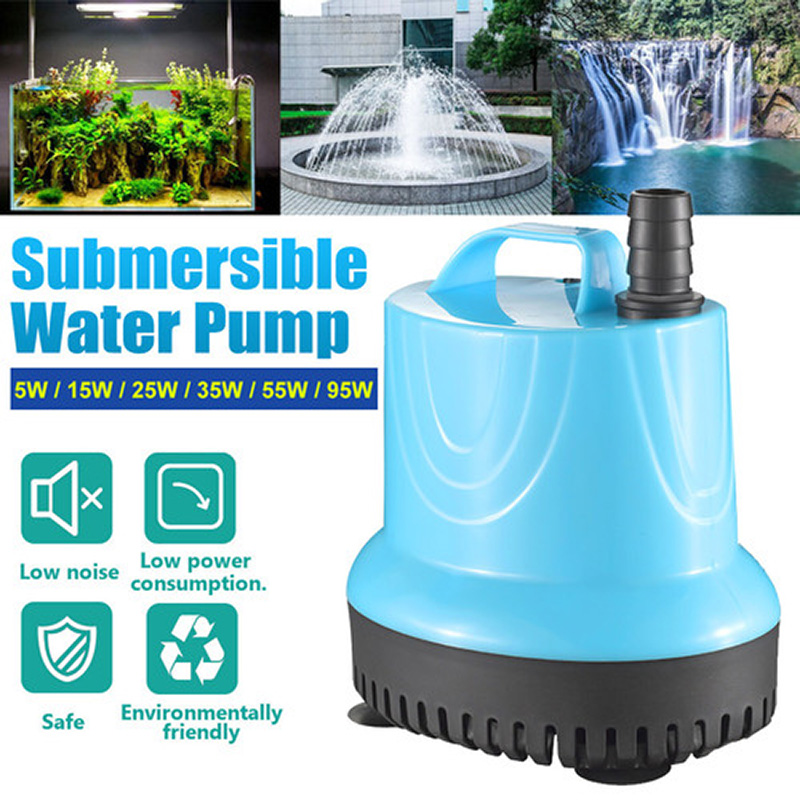 Aquarium Fish Images - 10/18/25/45/60/85/105W Submersible Water Pump Aquarium ปั๊มหมุนเวียนกรองด้านล่างดูดปั๊มถังปลาปั๊มน้ํา