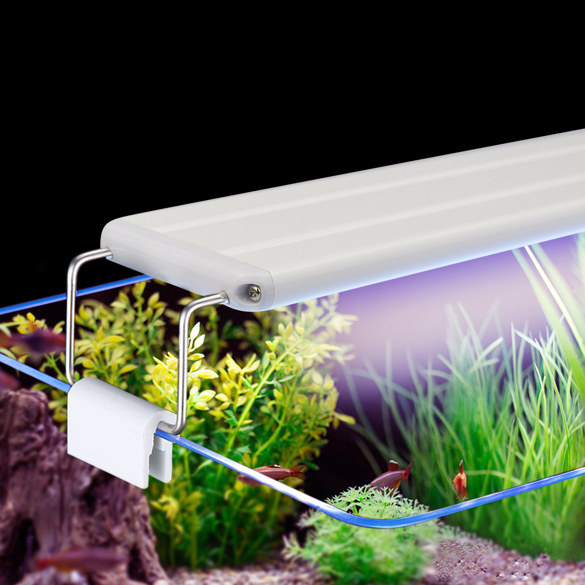 Aquarium Fish Lego - Super Slim LED Aquarium Light แสงพืช