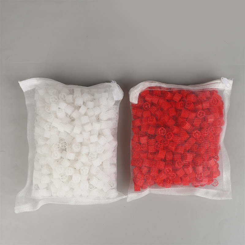 Aquarium Fish Ball - สื่อกรองชีวภาพสีขาวแดง K1 สำหรับกรองน้ำในตู้ปลา บ่อปลา ลดราคาพิเศษ