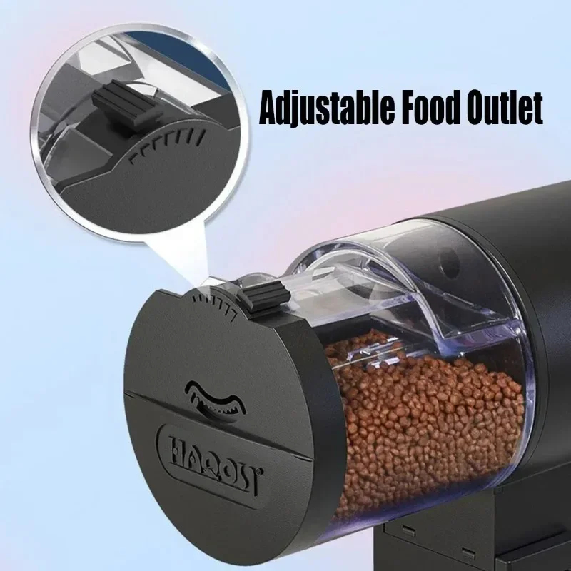 Aquarium Fish Feeder Automatic - เครื่องให้อาหารปลาอัตโนมัติแบบดิจิตอล 100 มล. ตัวจ่ายอาหารสำหรับตู้ปลาแบบตั้งโปรแกรมได้ พร้อมตัวตั้งเวลา กันน้ำ
