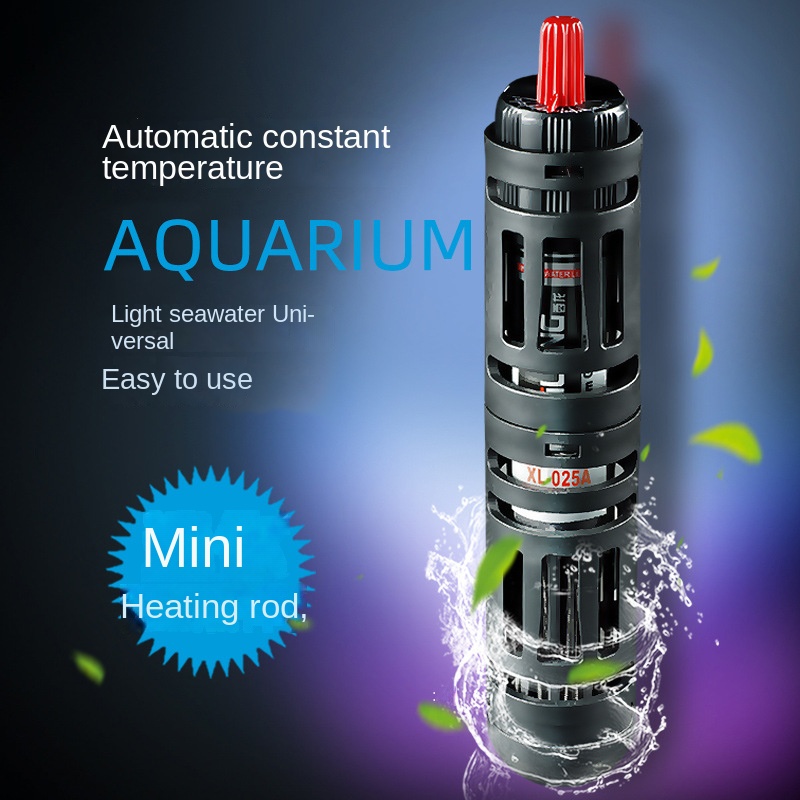 Aquarium Xilong - Xilong XL025A เครื่องทําความร้อนเต่ามินิแขนป้องกันสั้นพิเศษเครื่องทําความร้อนตู้ปลาขนาดเล็กเทอร์โมตู้ปลา