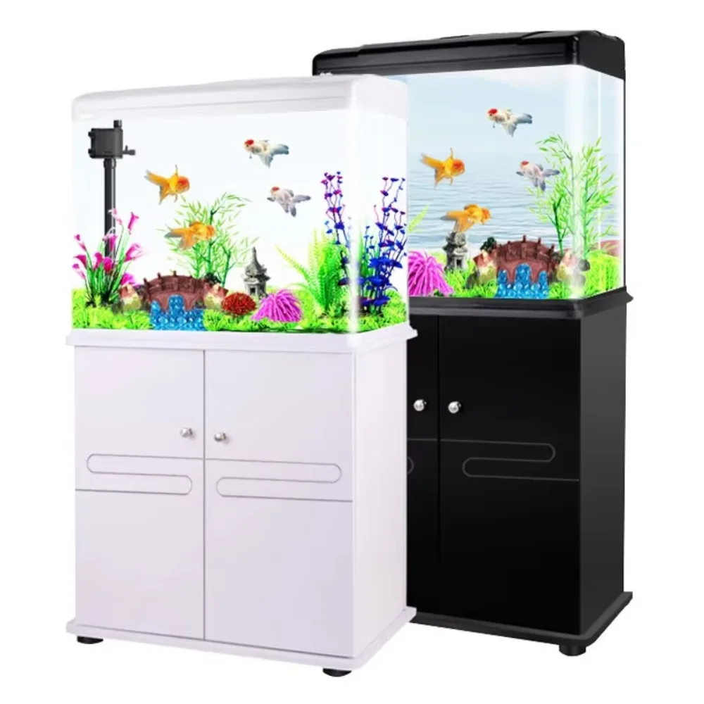 Aquarium Xilong - ตู้ปลาซีล่งขนาดกลางและเล็ก กระจกใสพิเศษ พร้อมตู้ฐาน
