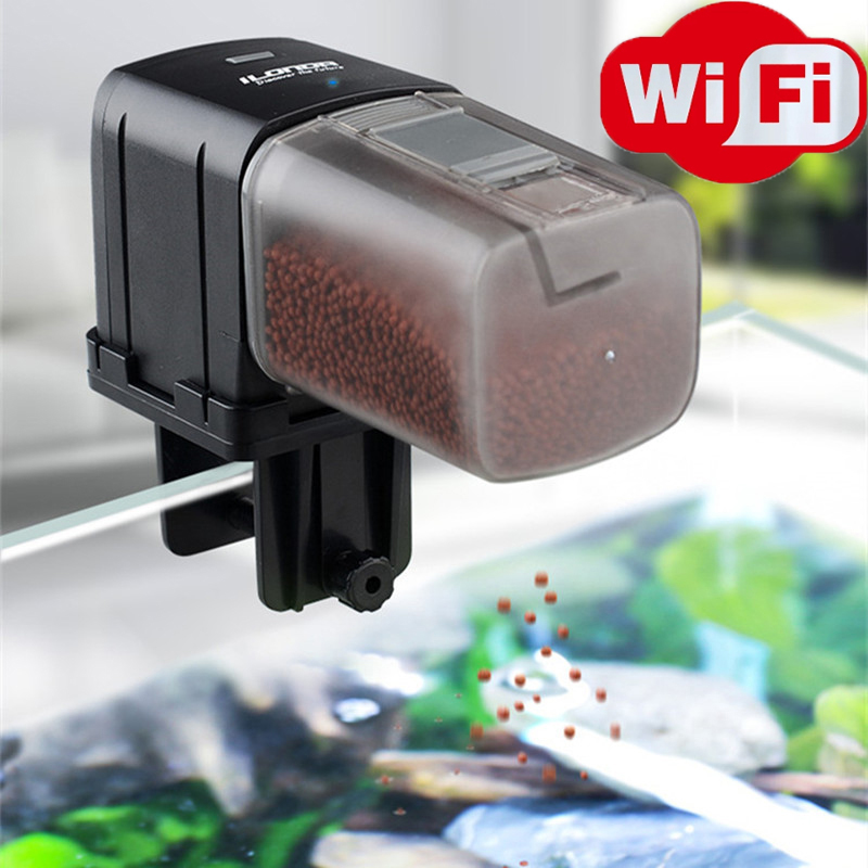 Aquarium Fish Feeder Automatic - สมาร์ท WiFi Fish Feeder รีโมทคอนโทรลถังปลา Feeding