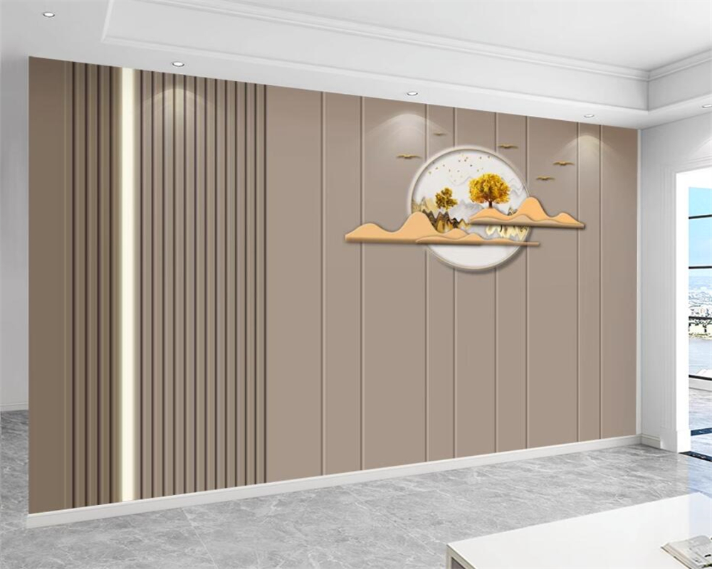 Background Film 3D - Beibehang ที่กําหนดเองใหม่พื้นหลังทีวีกระดาษห้องนั่งเล่นโซฟาฟิล์มและโทรทัศน์หรูหรา grille room วอลล์เปเปอร์