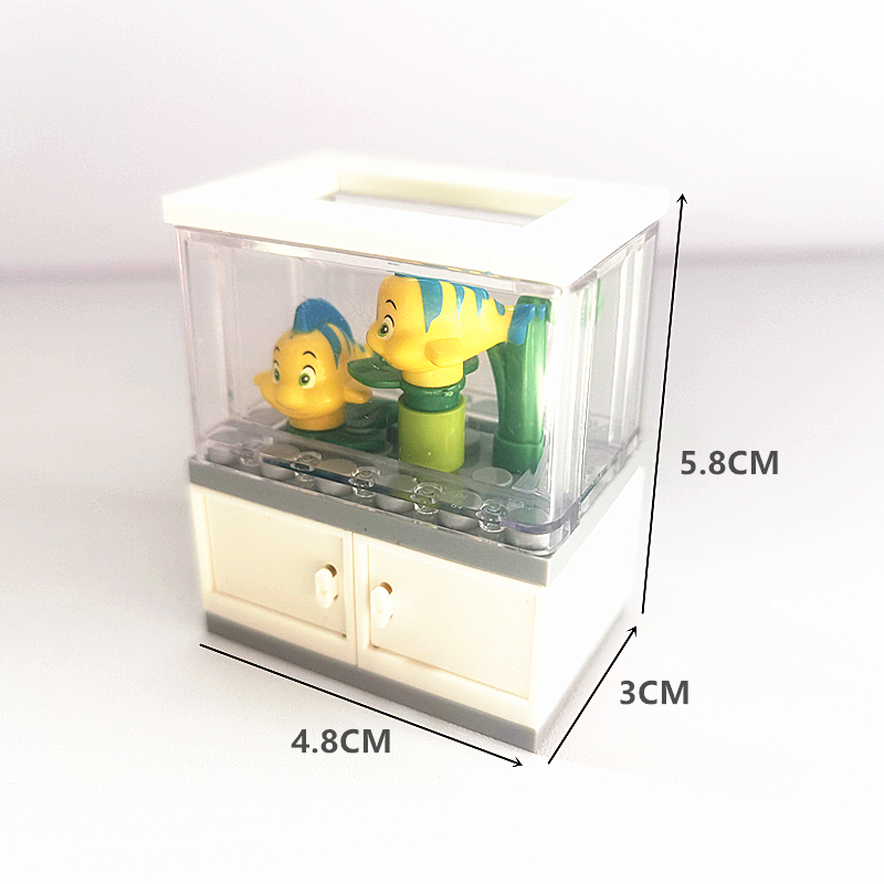 เพื่อนในเมืองถังปลาบล็อกตัวต่อ - Aquarium Fish Lego บทวิจารณ์และราคา
