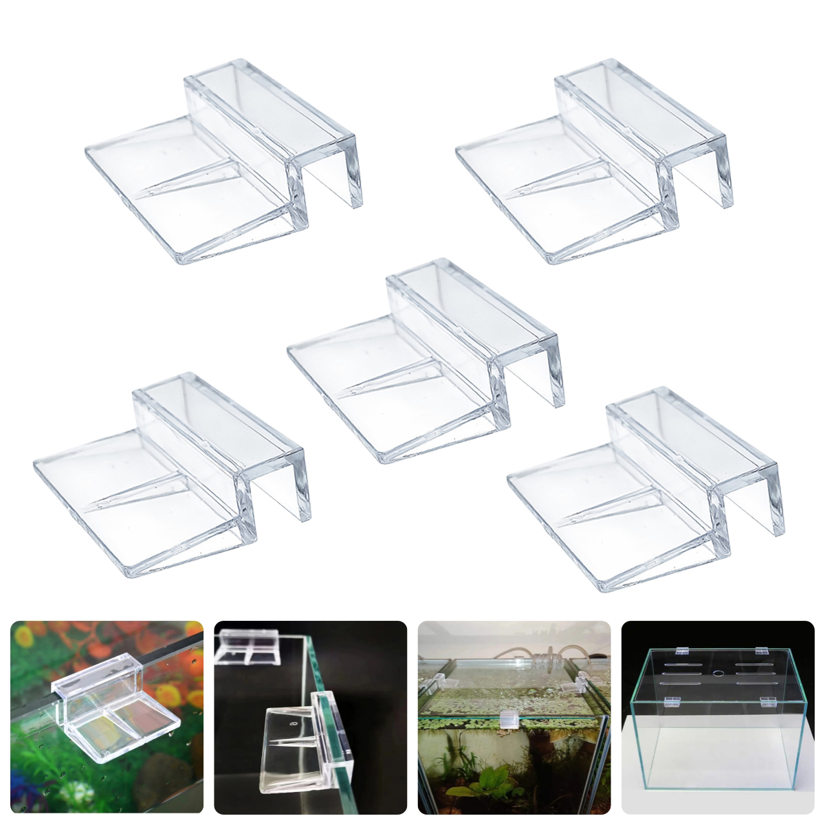 10 ชิ้นอะคริลิคใสถังปลาฝาปิดแก - Aquarium Fish Images บทวิจารณ์และราคา