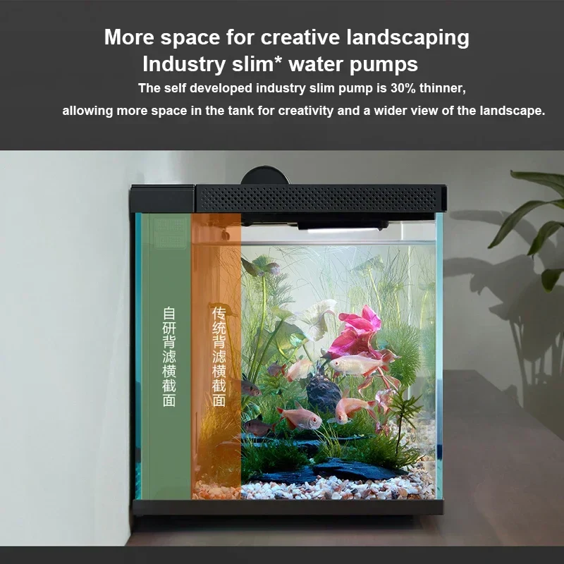 ตู้ปลาอัจฉริยะ Xiaomi Mijia ทำ - Aquarium Xiaomi บทวิจารณ์และราคา