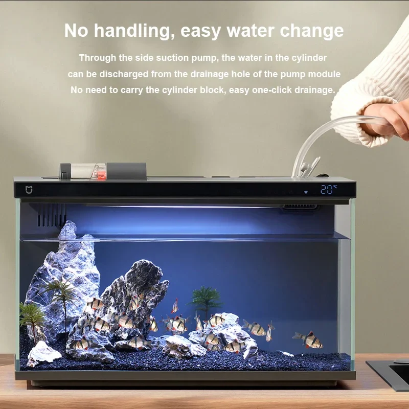 ตู้ปลาอัจฉริยะ Xiaomi Mijia ทำ - Aquarium Xiaomi บทวิจารณ์และราคา
