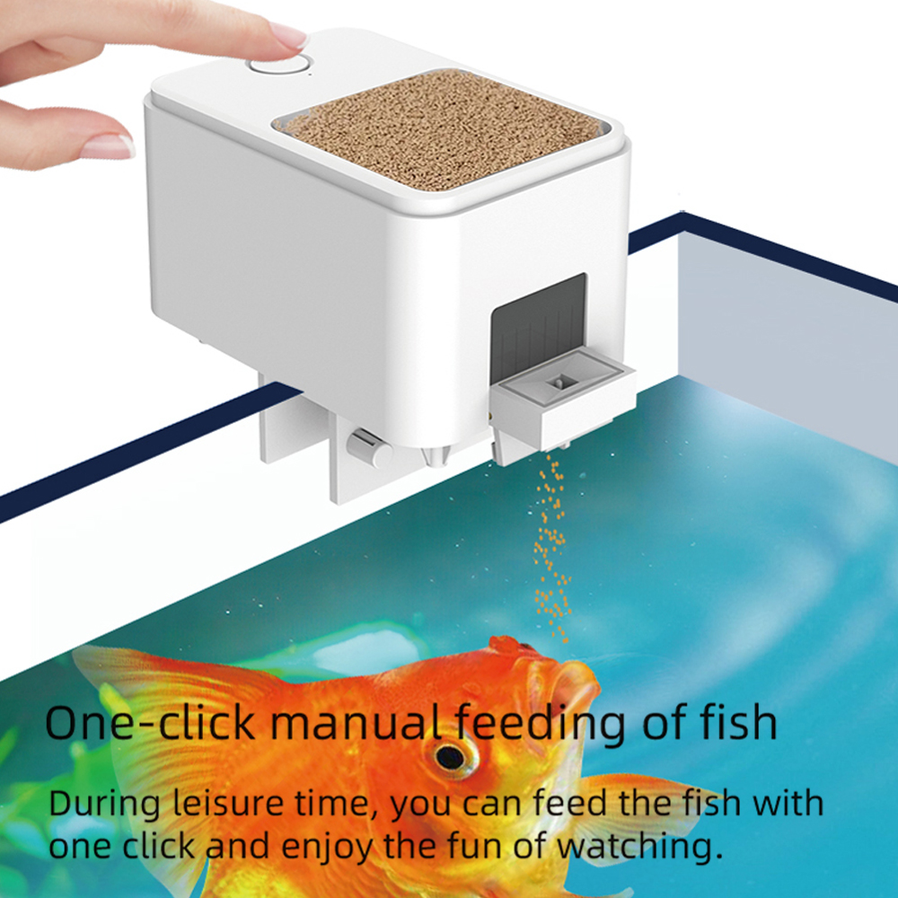 WiFi สมาร์ทอัตโนมัติ Feeder Aq - Aquarium Fish Feeder Automatic บทวิจารณ์และราคา