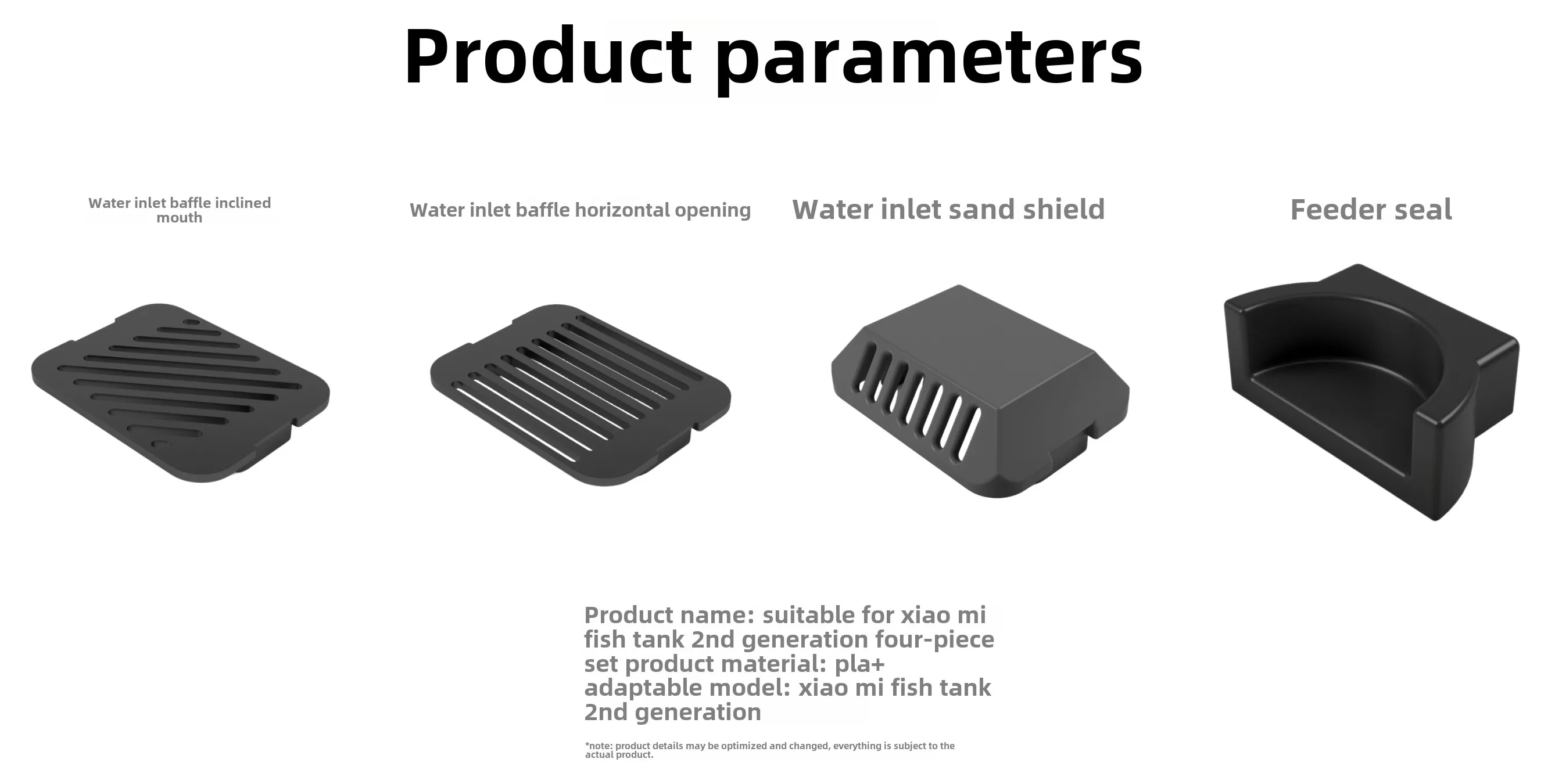 4 ชิ้น/เซ็ตสําหรับ Xiaomi miji - Aquarium Xiaomi บทวิจารณ์และราคา