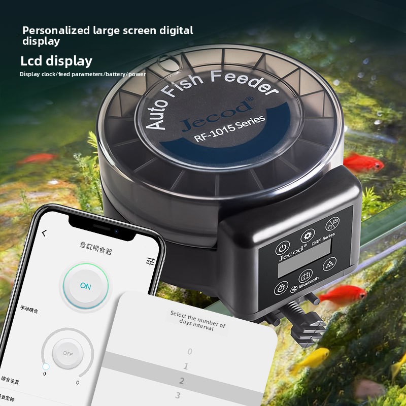 เครื่องให้อาหารปลาอัตโนมัติ Je - Aquarium Fish Feeder Automatic บทวิจารณ์และราคา