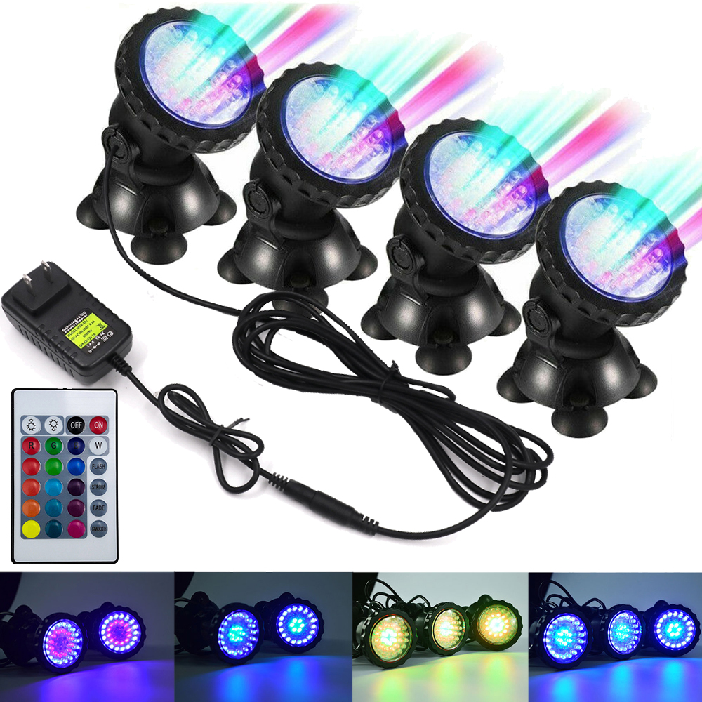 ไฟ LED ใต้น้ํา IP68 กันน้ํา RG - Aquarium Fish Lego บทวิจารณ์และราคา