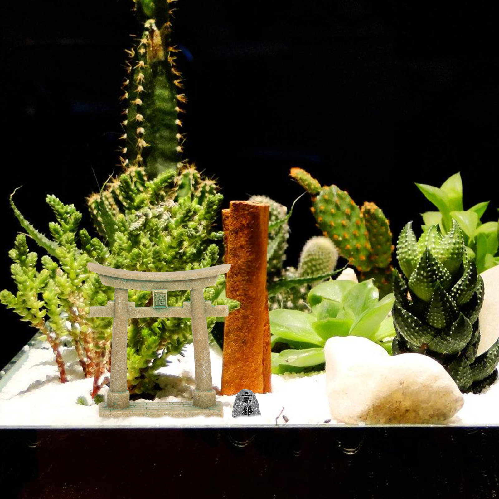 ประตูโทริอิญี่ปุ่นขนาดเล็กทำจา - Aquarium Fish Japanese บทวิจารณ์และราคา