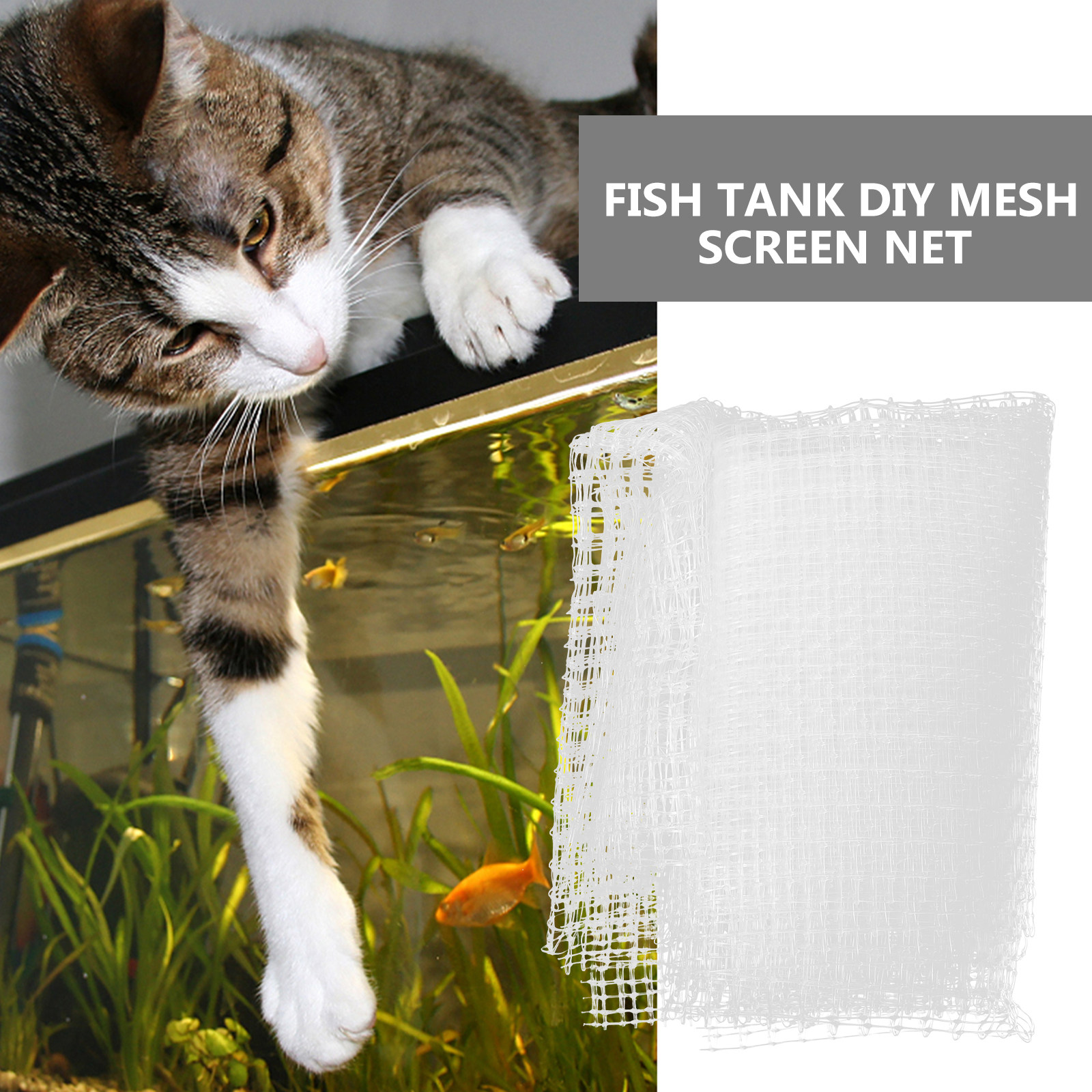 ตาข่ายกันปลากระโดด 1 ชิ้น สำหร - Tank Divider Mesh บทวิจารณ์และราคา