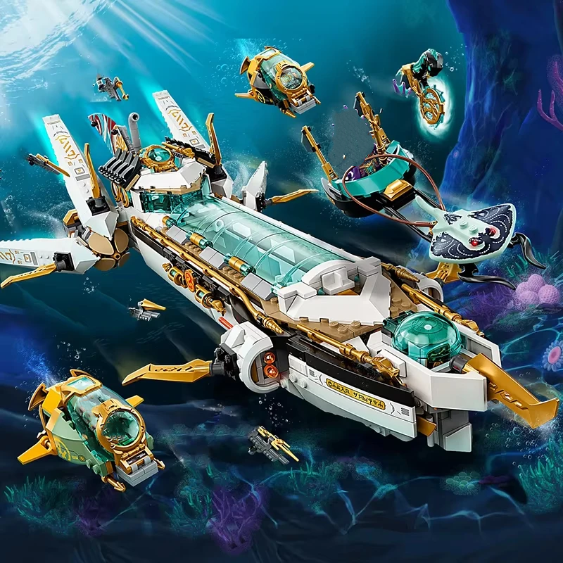 ชุดตัวต่อ MOC ซีรีส์นินจา ชุดเ - Aquarium Fish Lego บทวิจารณ์และราคา