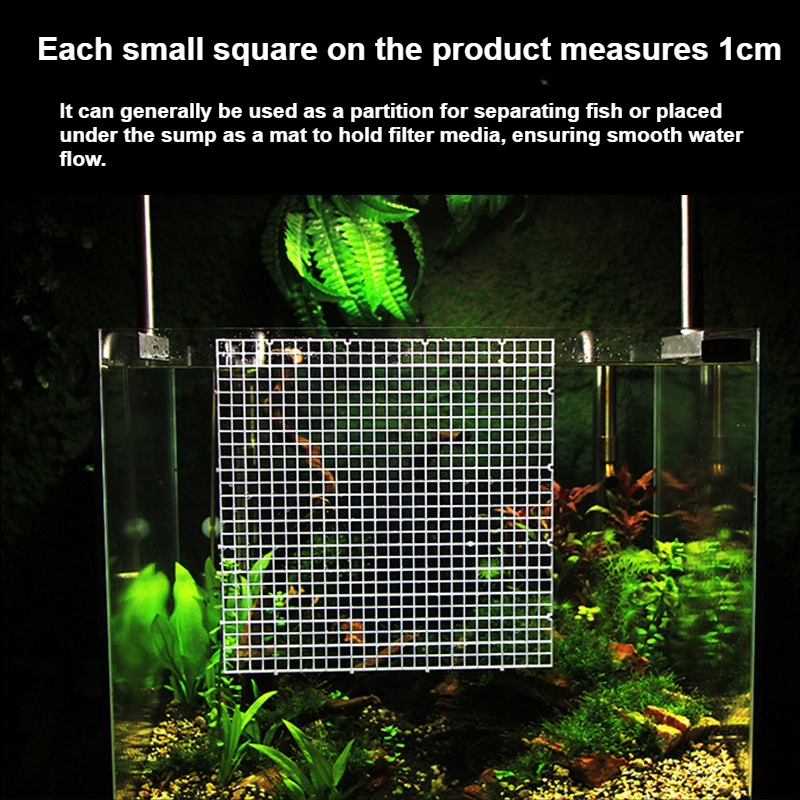 แผ่นกั้นตู้ปลา แผ่นตาข่ายพลาสต - Tank Divider Mesh บทวิจารณ์และราคา