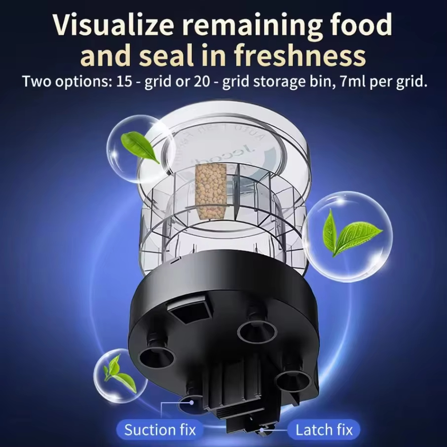 เครื่องให้อาหารปลาอัตโนมัติ Je - Aquarium Fish Feeder Automatic บทวิจารณ์และราคา