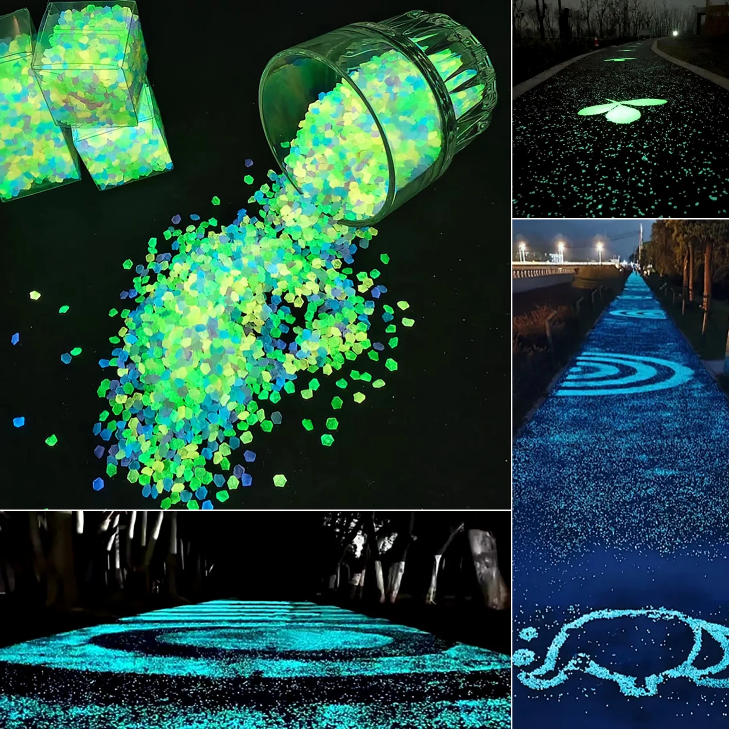 ทรายเรืองแสง 50 กรัม/ถุง ขนาด  - Aquarium Fish That Glow In The Dark บทวิจารณ์และราคา