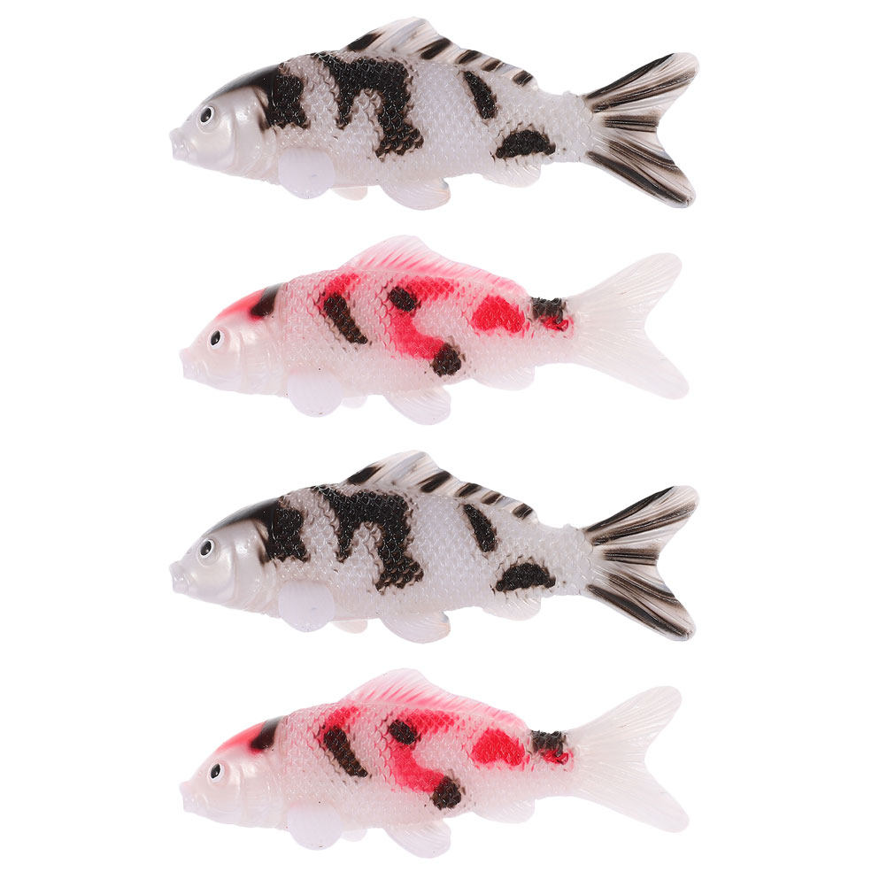 ปลาคาร์ฟสีสันสดใส 4 ตัว สำหรับ - Aquarium Fish Japanese บทวิจารณ์และราคา