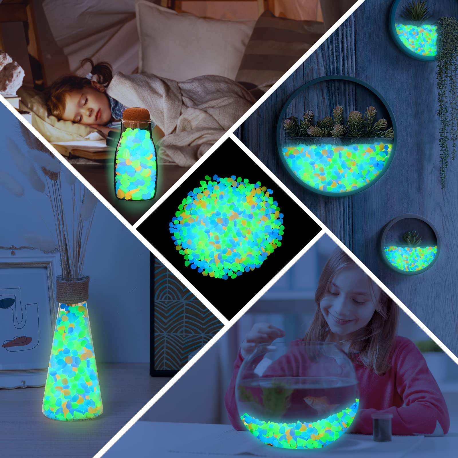 หินเรืองแสงในที่มืด 200 ชิ้น ส - Aquarium Fish That Glow In The Dark บทวิจารณ์และราคา