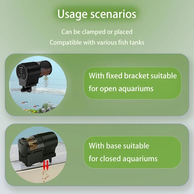 เครื่องให้อาหารปลาในตู้ปลา เคร - Aquarium Fish Feeder Automatic บทวิจารณ์และราคา