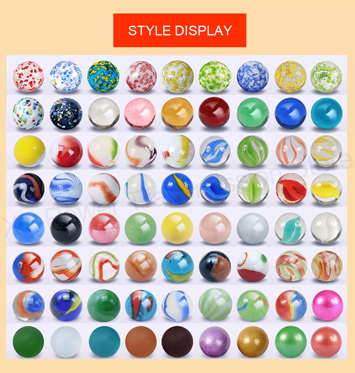 5-90PCS 16 มม.แก้วที่มีสีสัน M - Aquarium Fish Ball บทวิจารณ์และราคา
