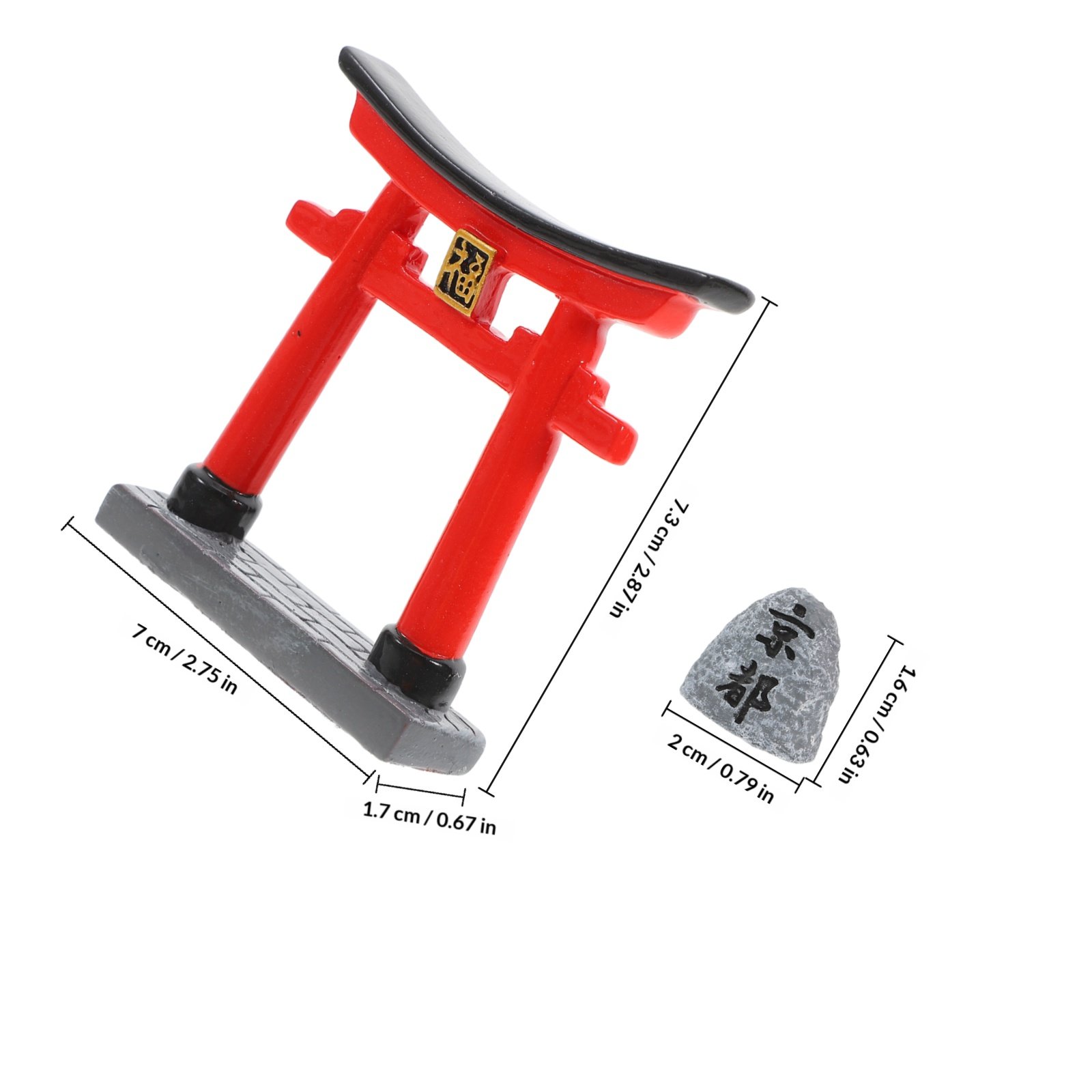 ประตูโทริอิญี่ปุ่นขนาดเล็ก ประ - Aquarium Fish Japanese บทวิจารณ์และราคา