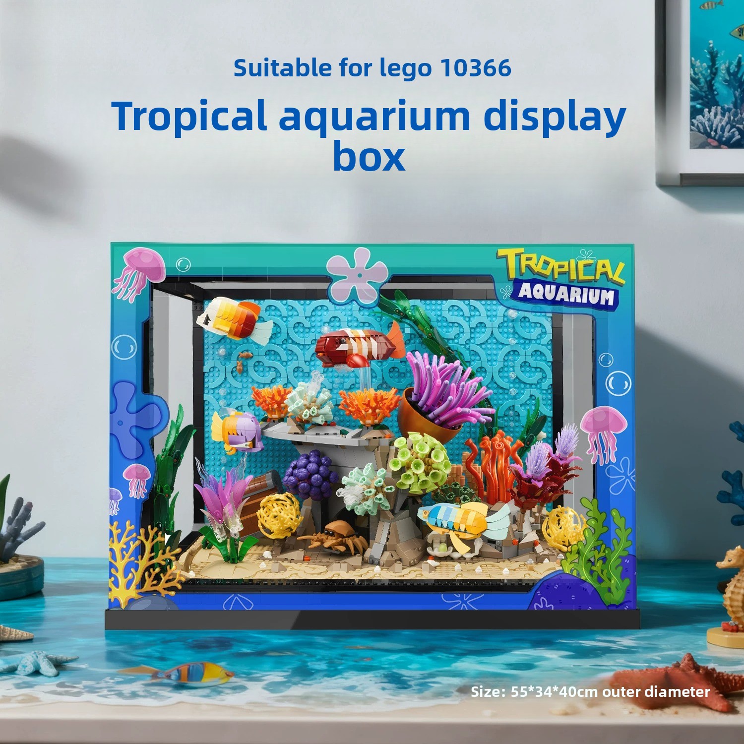 กล่องอะคริลิคใส - ใช้สำหรับจัด - Aquarium Fish Lego บทวิจารณ์และราคา