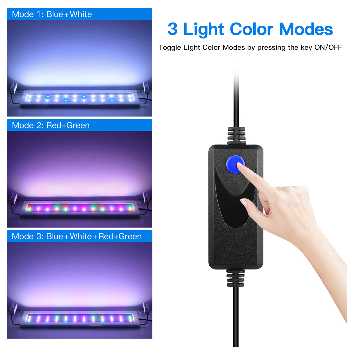 Super Slim LED Aquarium Light  - Aquarium Fish Lego บทวิจารณ์และราคา