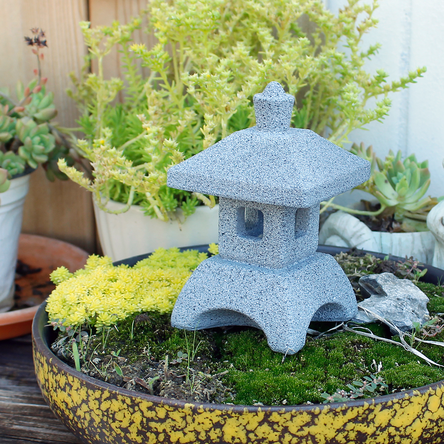 โคมไฟญี่ปุ่นรูปปั้นเจดีย์ไฟ LE - Aquarium Fish Japanese บทวิจารณ์และราคา