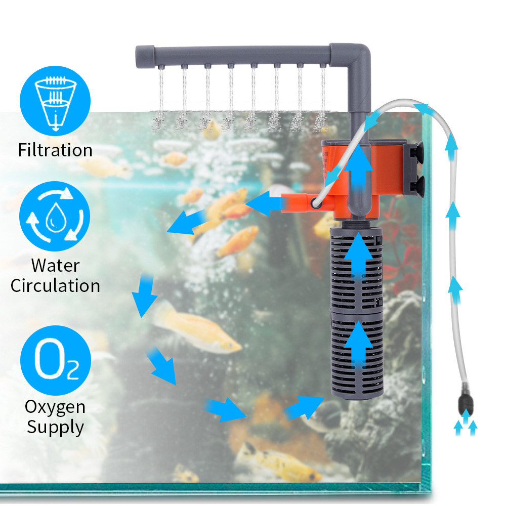 Xilong Mini Pompa Filter อุปกร - Aquarium Xilong บทวิจารณ์และราคา
