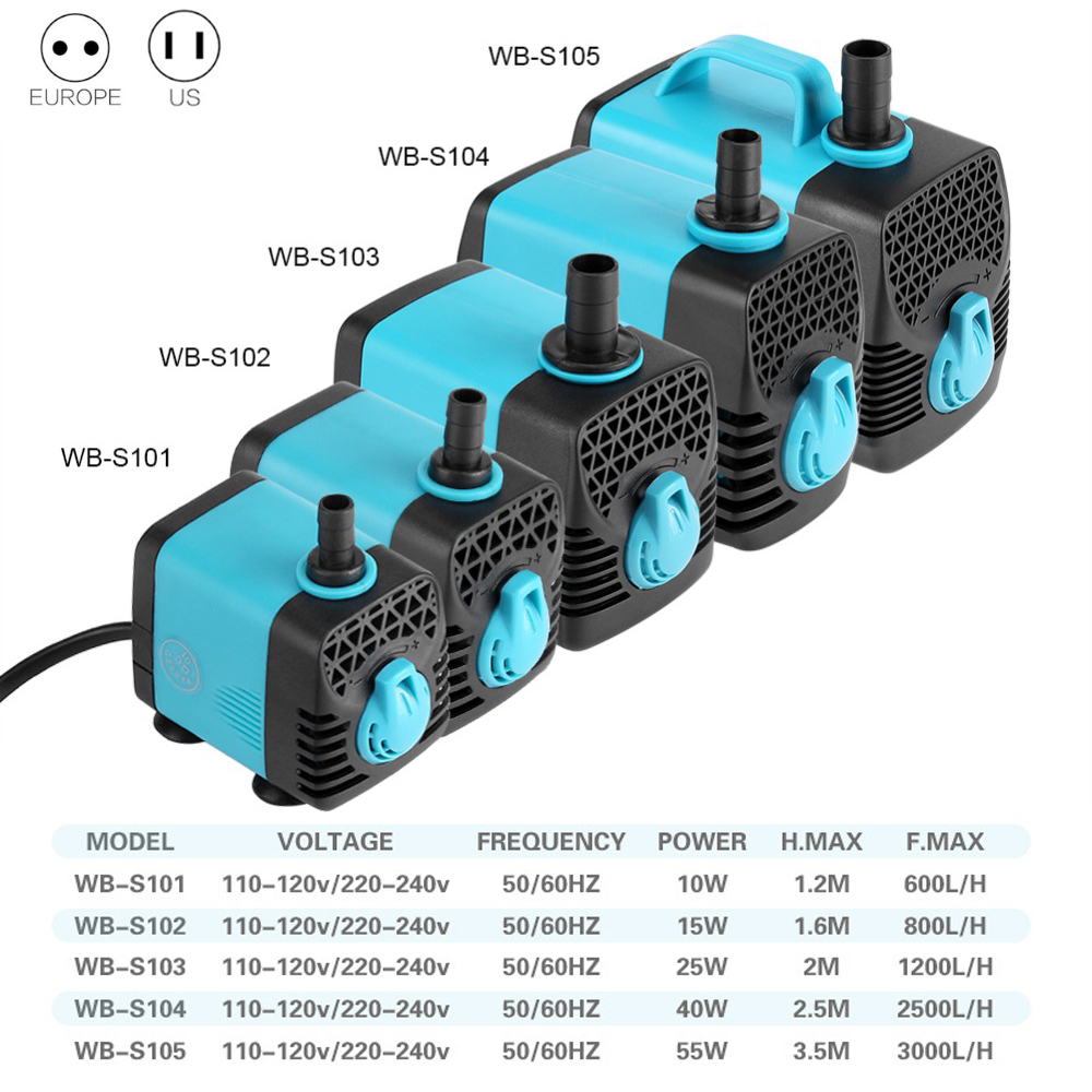 220V ULTRA Quiet Submersible ป - Aquarium Fish Images บทวิจารณ์และราคา