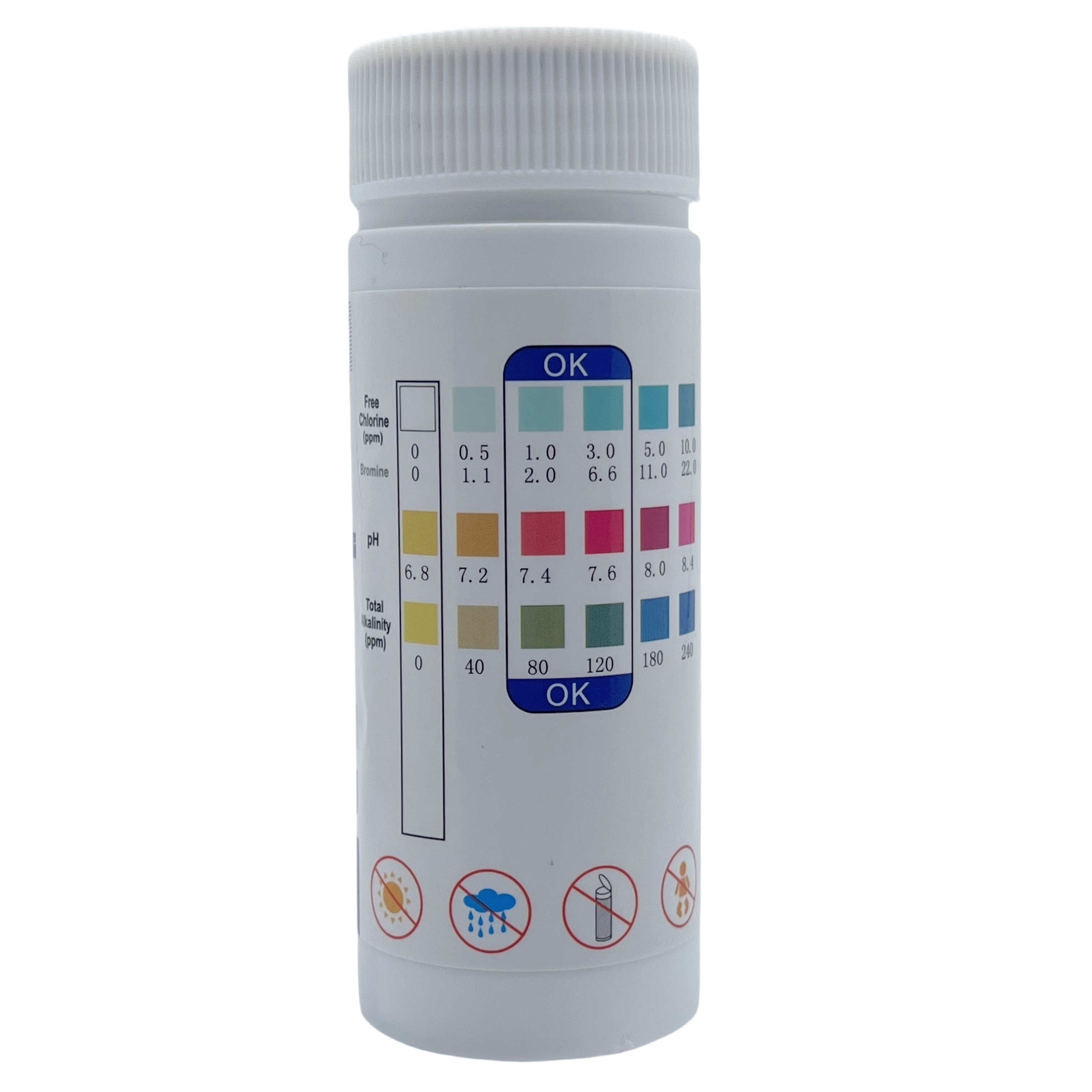 คลอรีน PH Test Strips สปาสระว่ - Aquarium Fish Bowl บทวิจารณ์และราคา