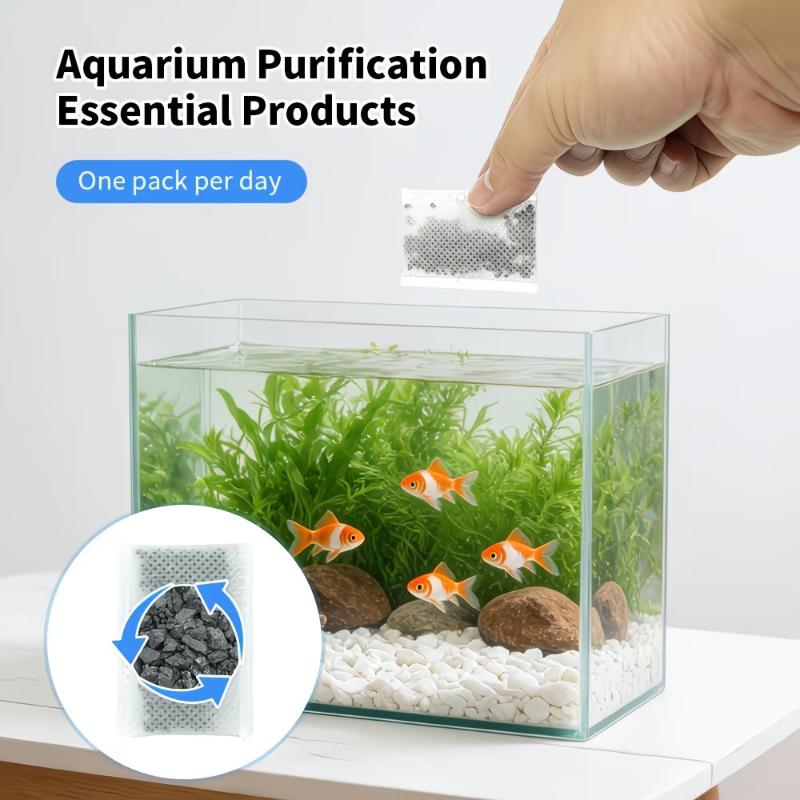 10/20/40 ชิ้นถุงคาร์บอนกัมมันต - Aquarium Fish Images บทวิจารณ์และราคา