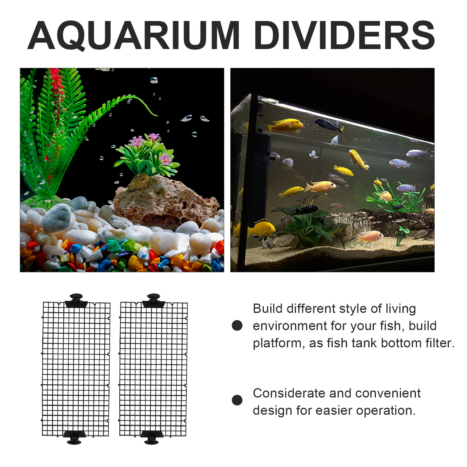 1 ชุด ตะแกรงกั้นตู้ปลา PVC คุณ - Tank Divider Mesh บทวิจารณ์และราคา