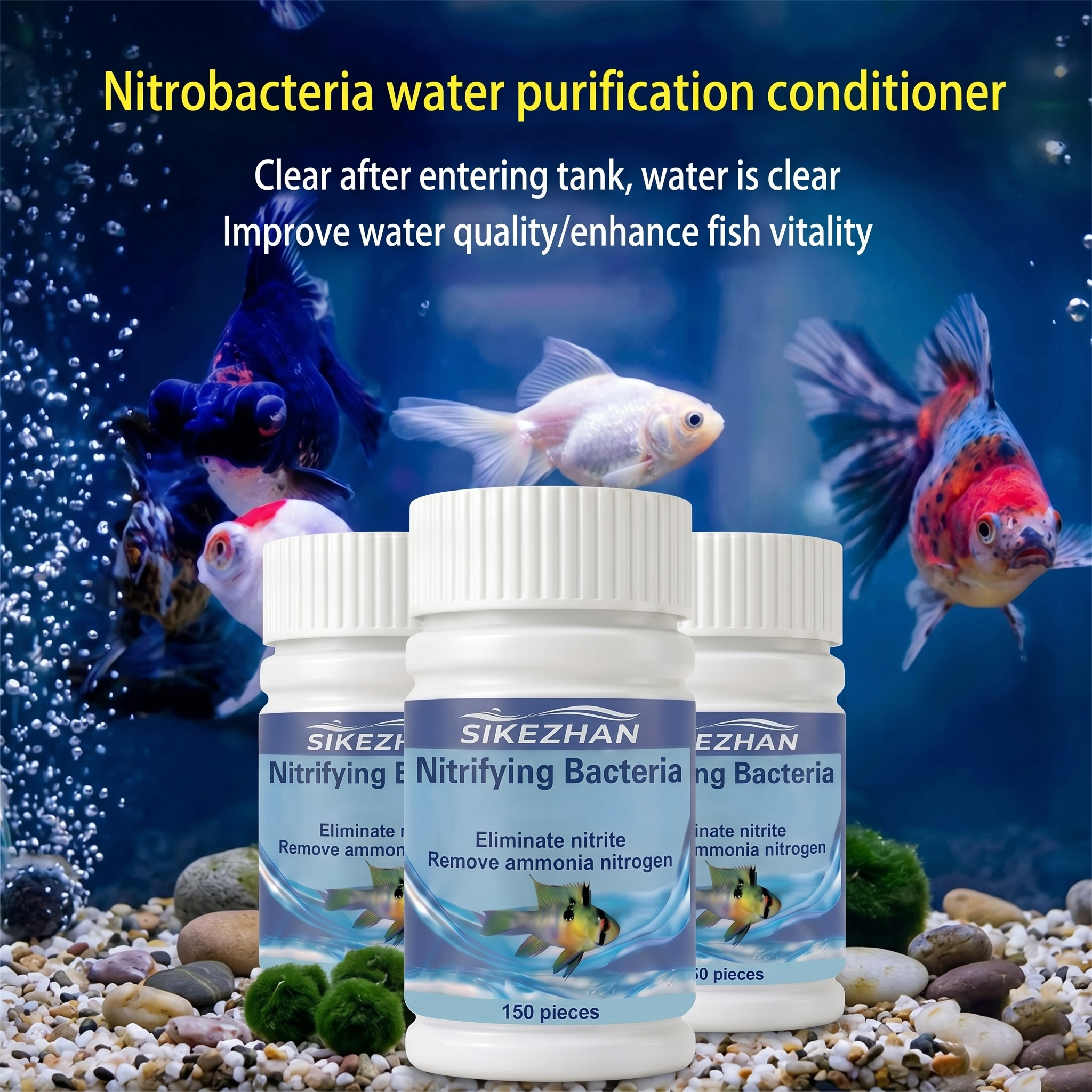 SIKEZHAN แบคทีเรียไนตริฟายอิ้ง - Aquarium Fish Images บทวิจารณ์และราคา