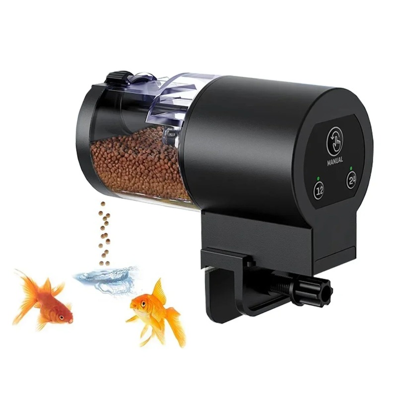 เครื่องให้อาหารปลาอัตโนมัติแบบ - Aquarium Fish Feeder Automatic บทวิจารณ์และราคา
