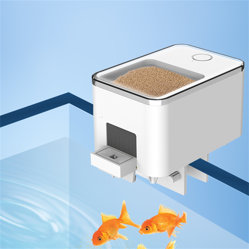 WiFi สมาร์ทเครื่องป้อนอัตโนมัต - Aquarium Fish Feeder Automatic บทวิจารณ์และราคา