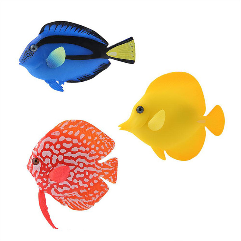 ปลาซิลิโคนเรืองแสงในที่มืด ของ - Aquarium Fish That Glow In The Dark บทวิจารณ์และราคา