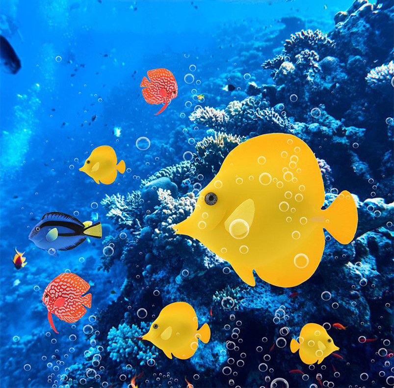 ปลาซิลิโคนเรืองแสงในที่มืด ของ - Aquarium Fish That Glow In The Dark บทวิจารณ์และราคา