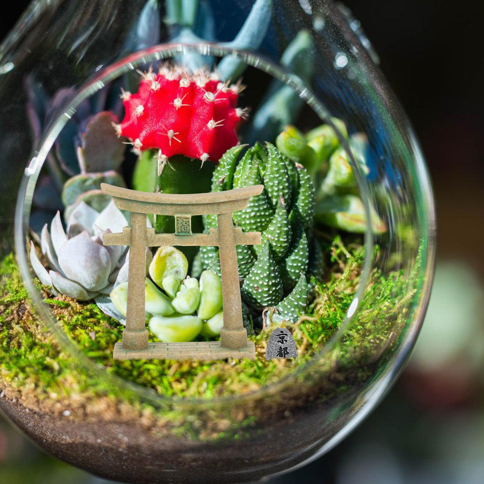 ประตูโทริอิญี่ปุ่นขนาดเล็กทำจา - Aquarium Fish Japanese บทวิจารณ์และราคา