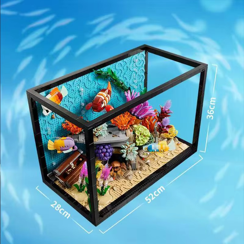 ชุดตัวต่อสร้างสรรค์ตู้ปลาเขตร้ - Aquarium Fish Lego บทวิจารณ์และราคา