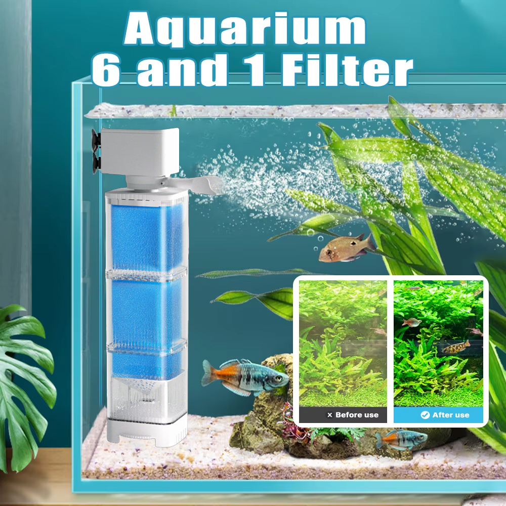 Aquarium ปั๊มกรองถังปลา Submer - Aquarium Fish Images บทวิจารณ์และราคา