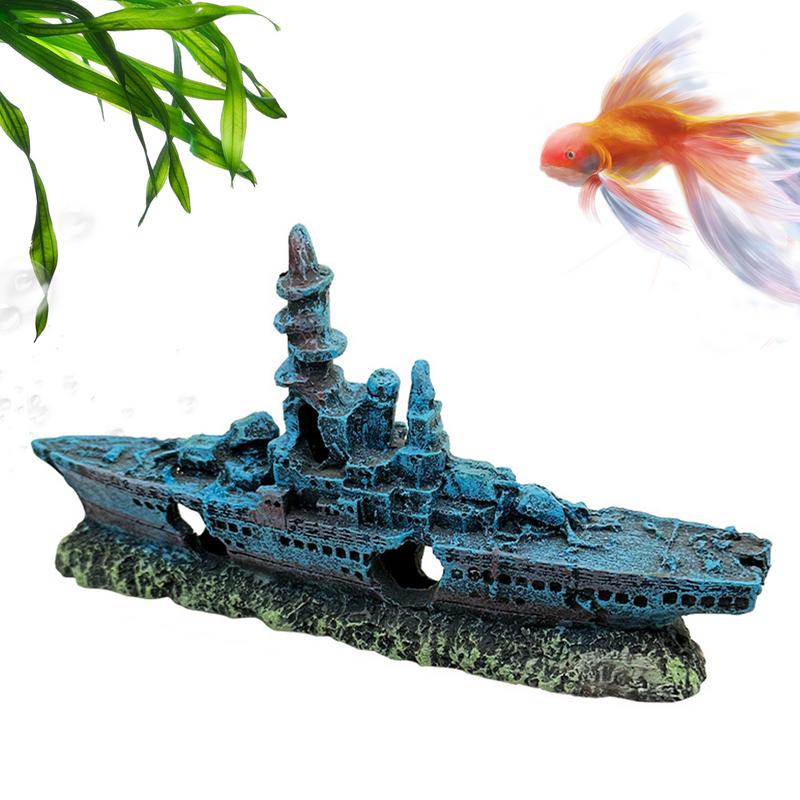 ถังปลา Shipwreck ตกแต่งถังปลาเ - Aquarium Fish For Sale บทวิจารณ์และราคา